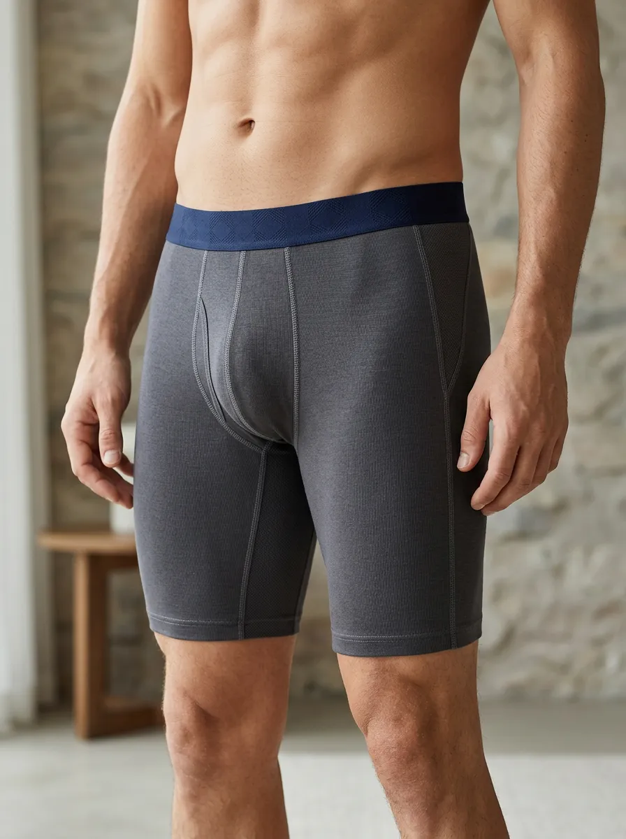 Supportive-Look Performance Athletic Clean Look Men's Boxer Briefs