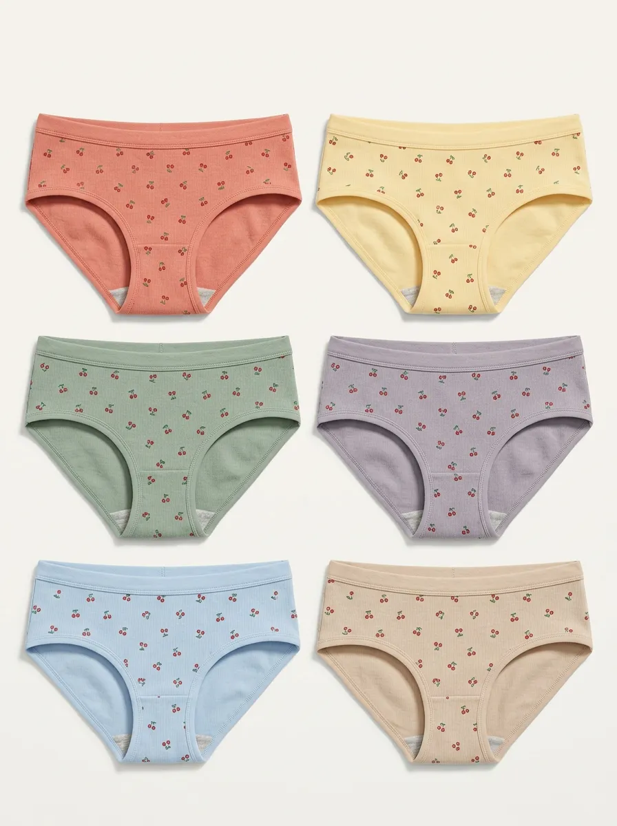 Women's Multi-Pack Cherry Pattern Printed Briefs