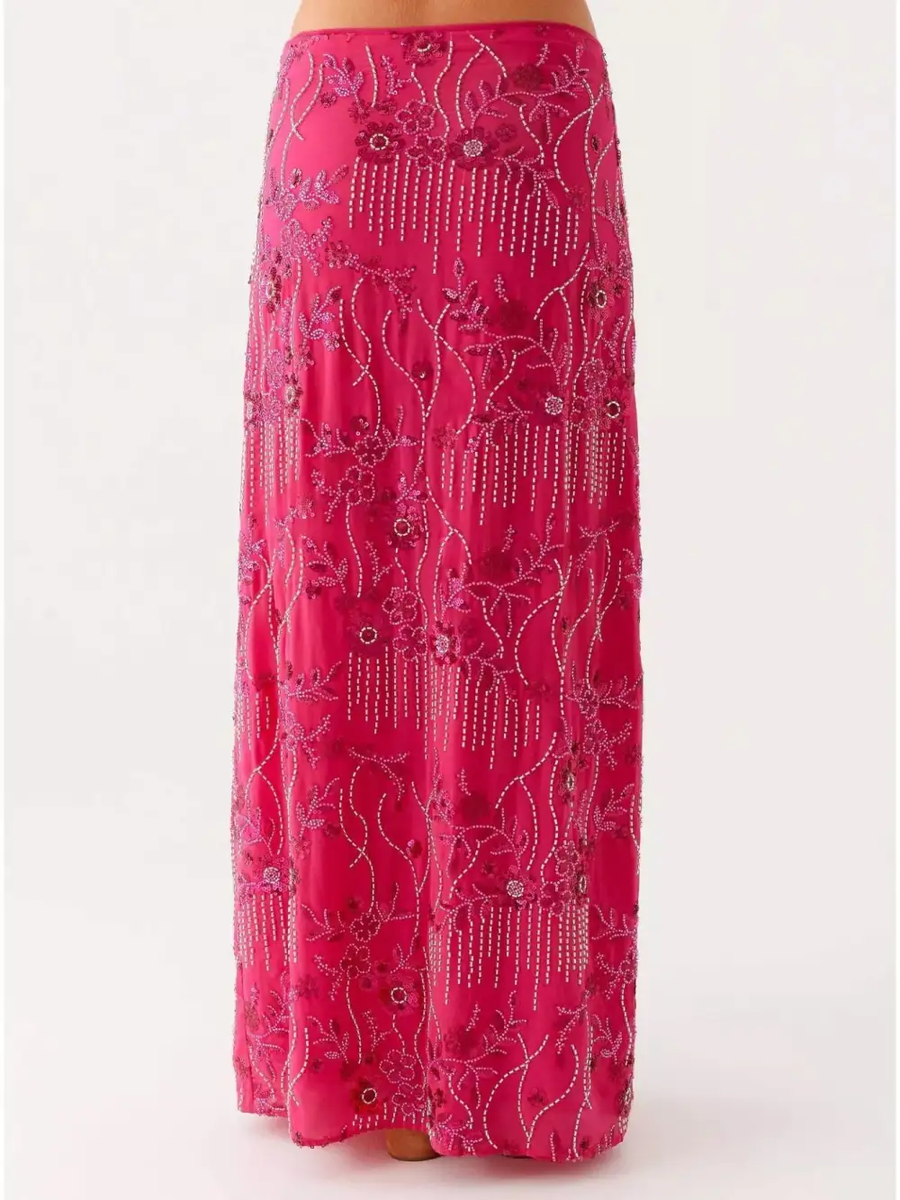 Soft Lace Sequined Skirt