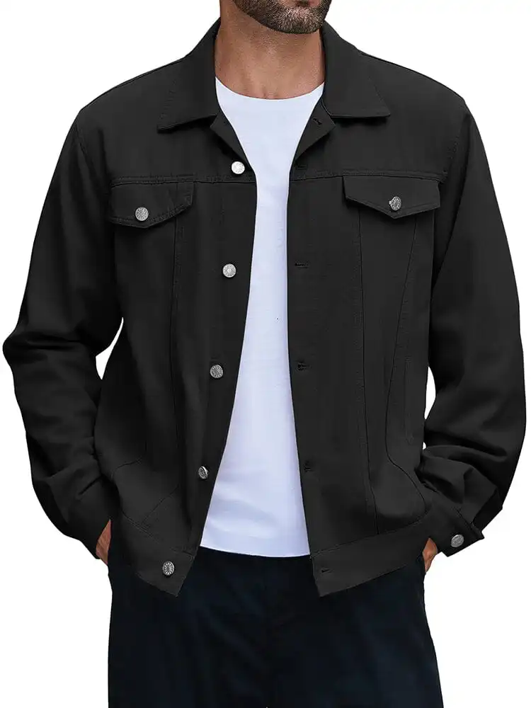Leisure Cotton Denim Jacket