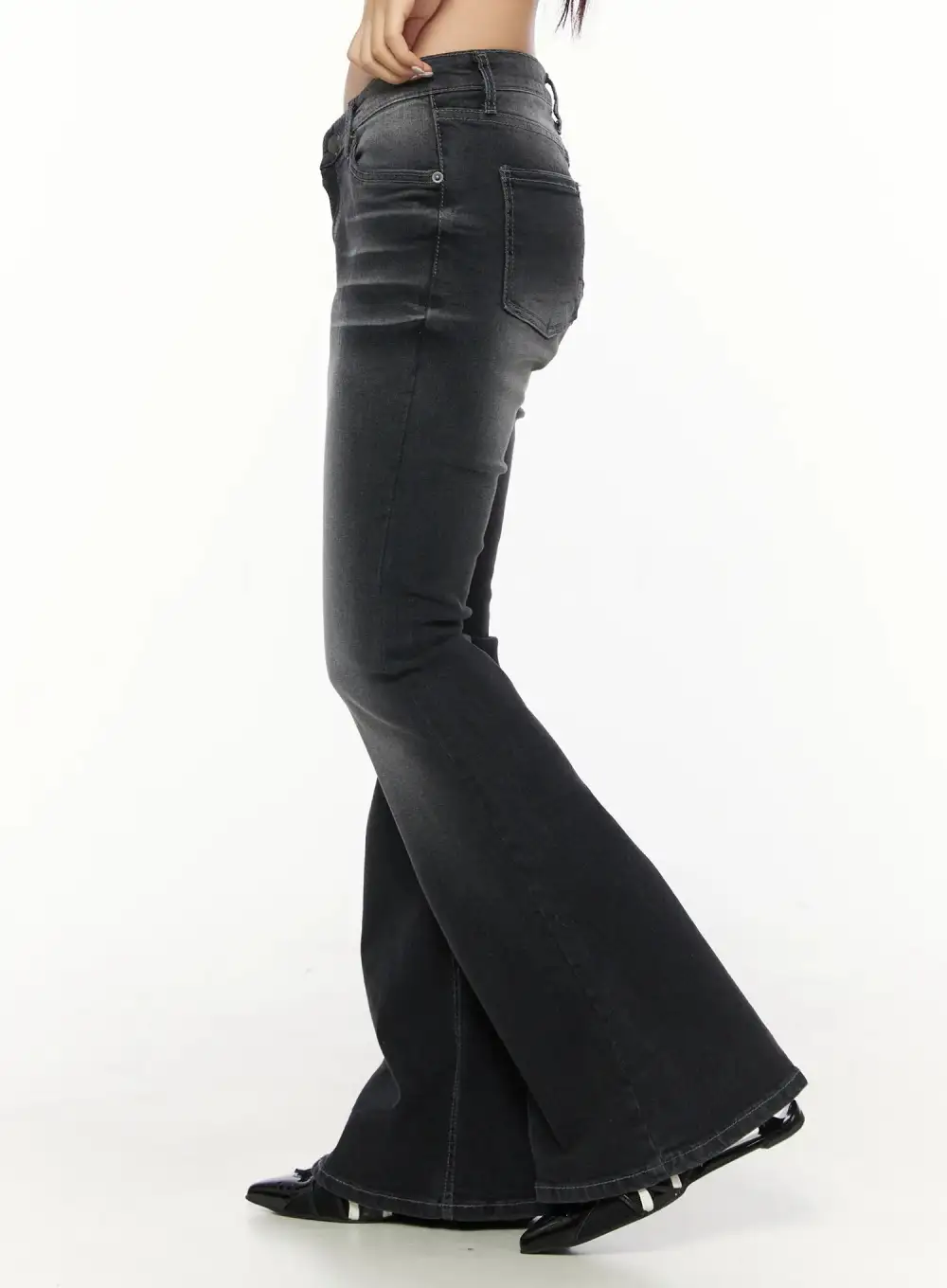 Slim-Fit Bootcut Jeans