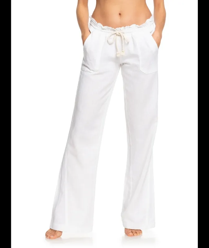 Relaxed Neat Cut Wide Leg Pants