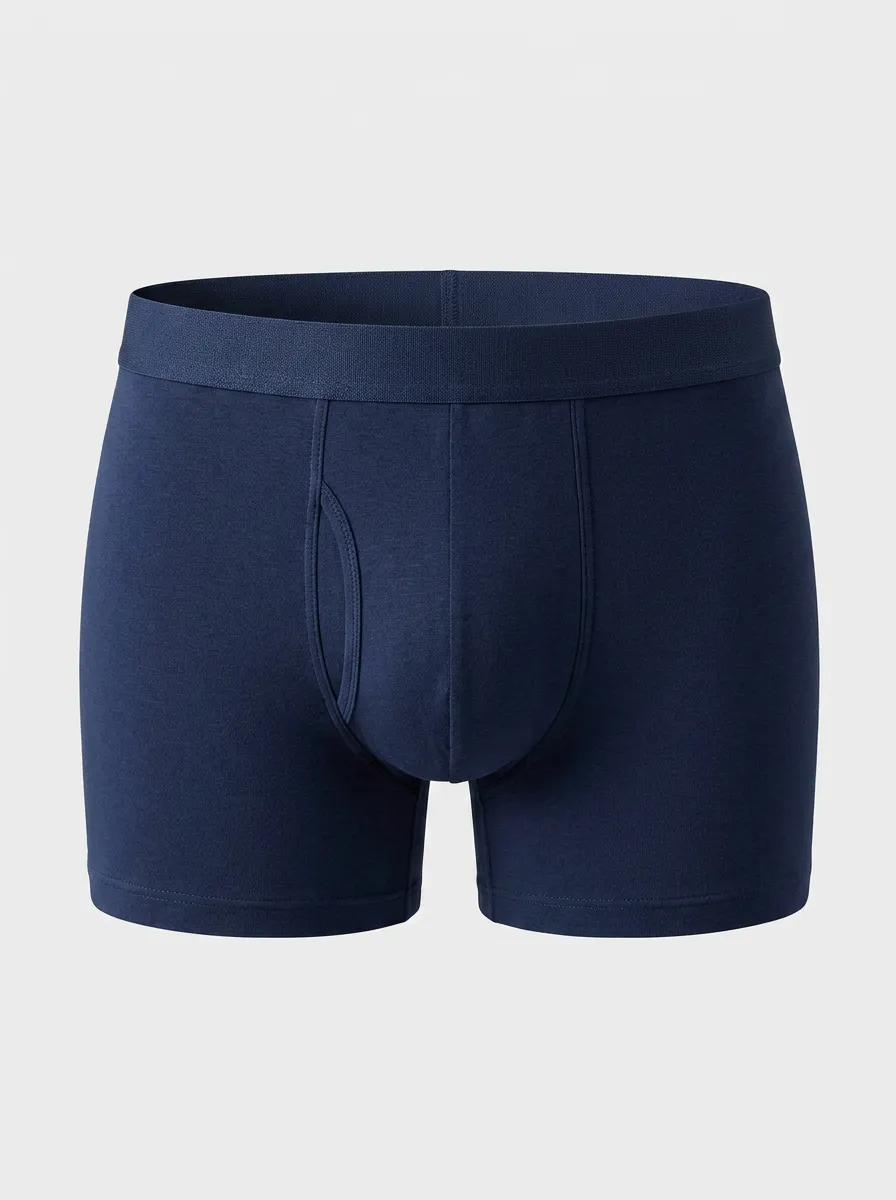 Men's Solid Mid Rise 3-Pack Boxer Briefs