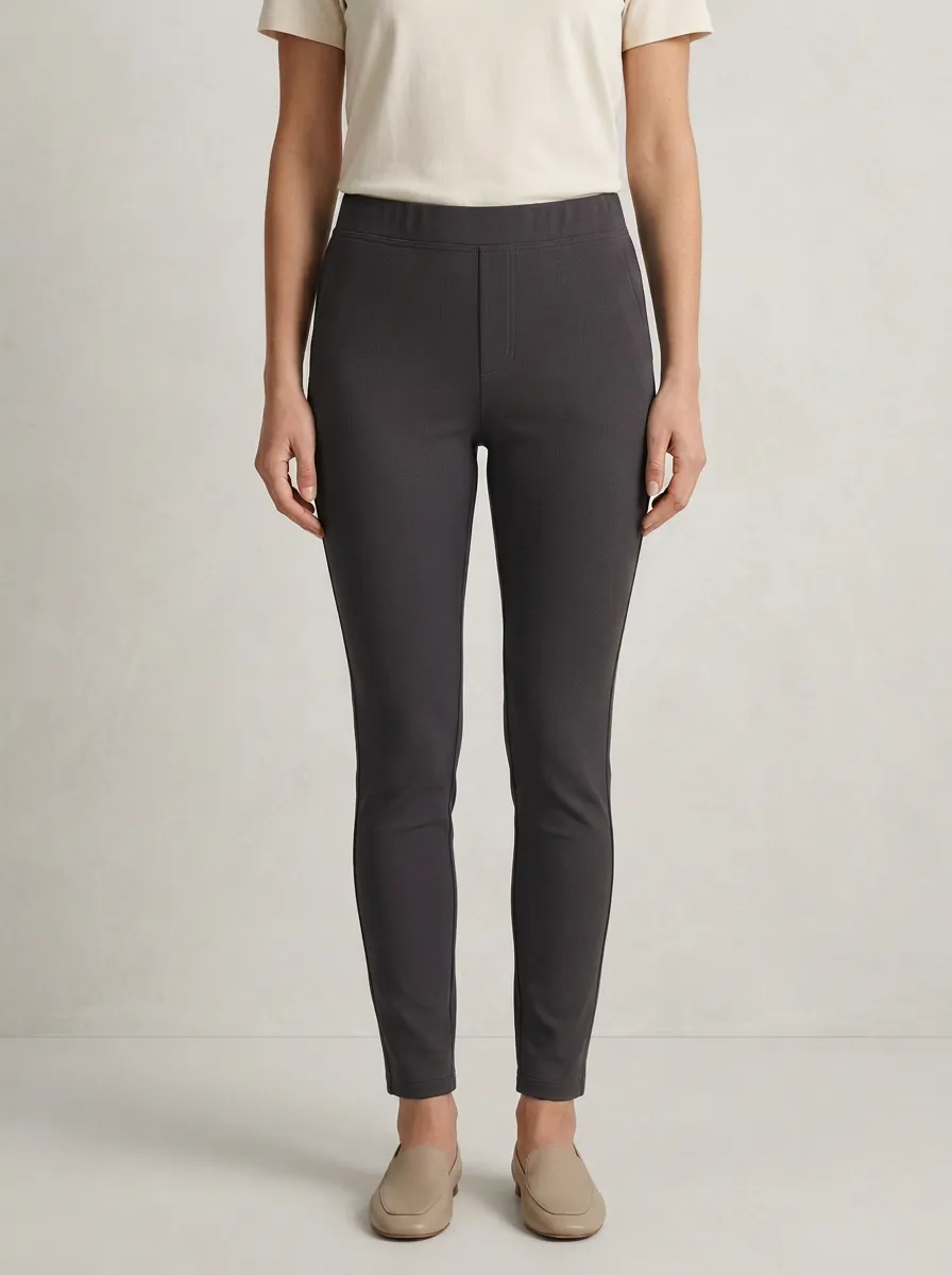 Casual-Chic Women's Stretch Mid-Rise Pants