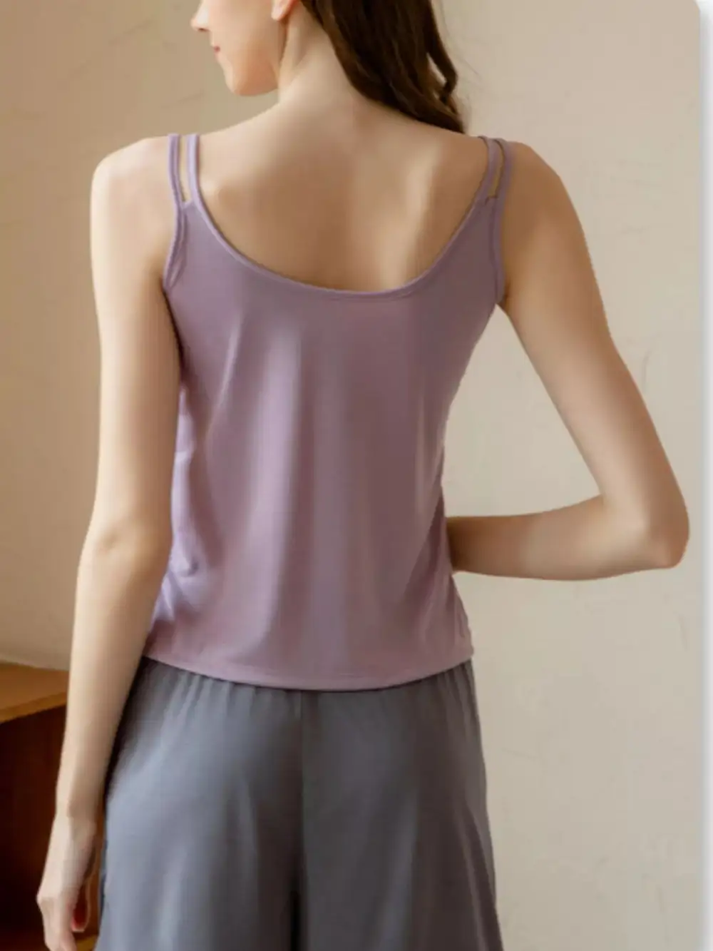 Double Strap Seamless Camisole Top