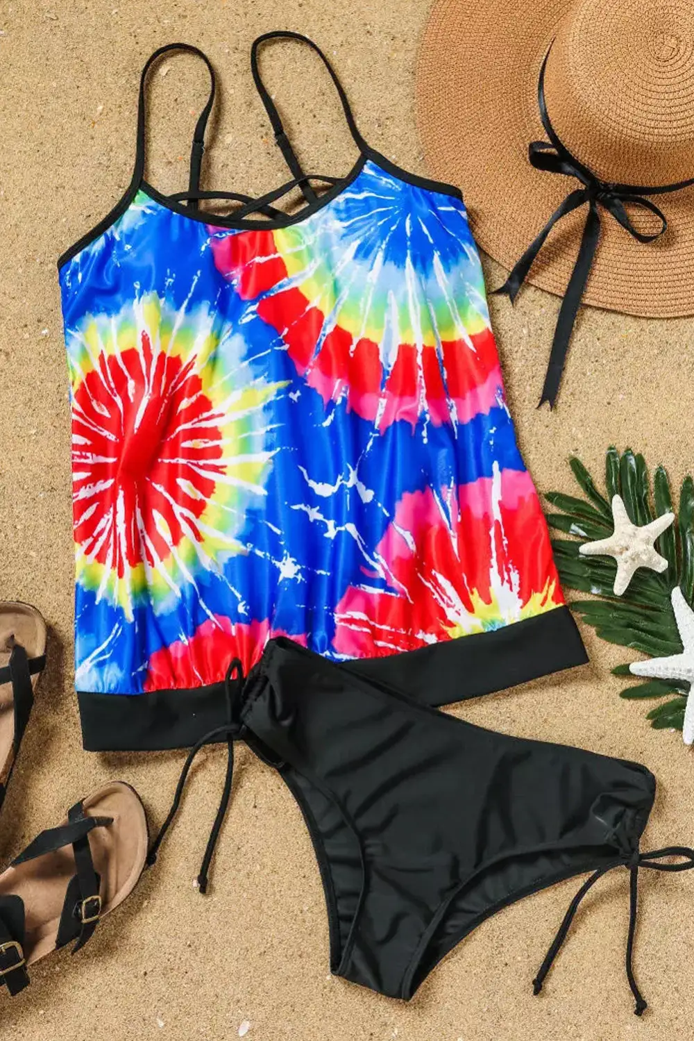 Swimwear Multicolor Tankinis Swimwear