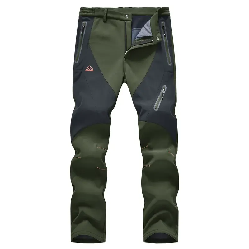 Men's waterproof, insulated pants—suitable for cold-weather hiking and winter skiing.