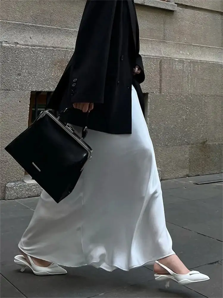 Satin Maxi Skirt