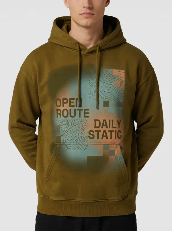 Graphic Topographic Men's Graphic Hoodie
