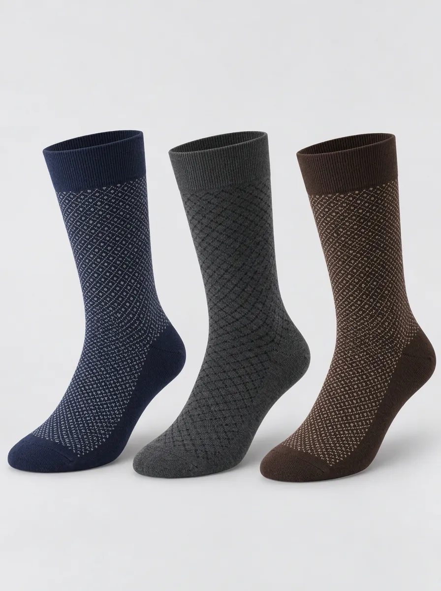 Men's Harbor Geometric Socks 3-Pack