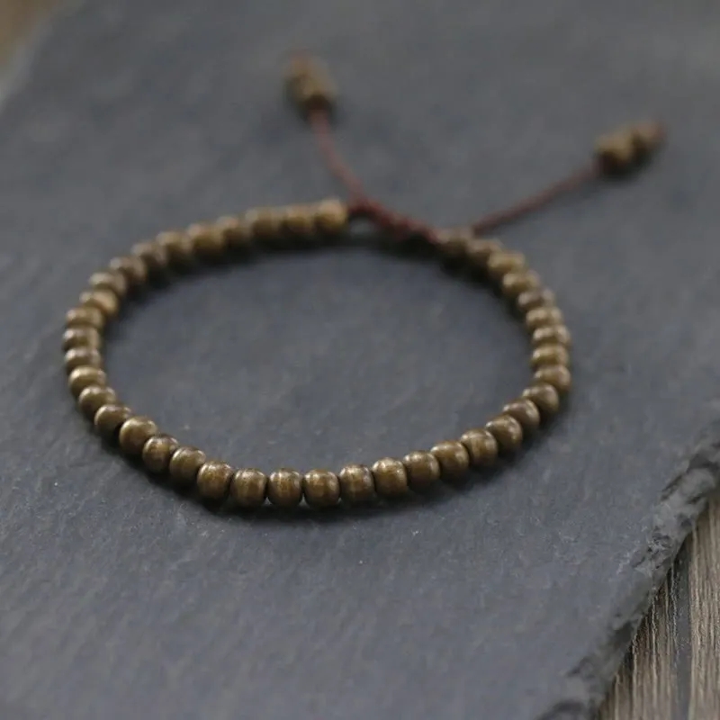 Copper Brass Beads Simple Bracelet