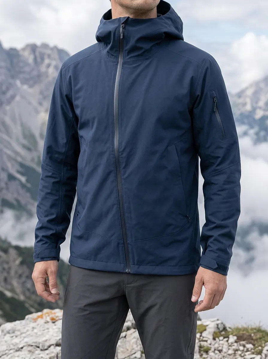 Men's Hiking Mountain Lover Waterproof Hooded Jacket