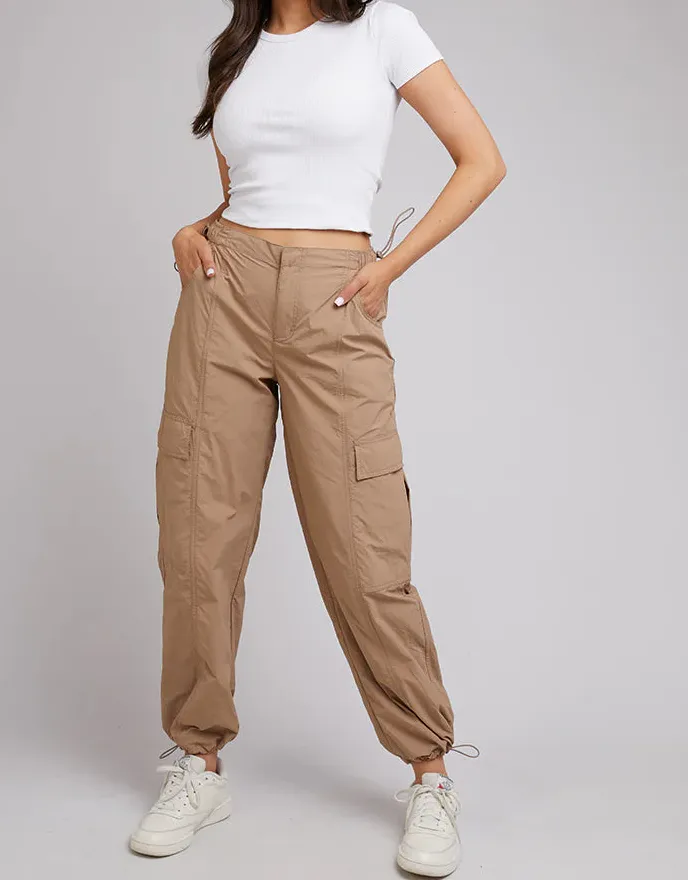 Straight Leg Parachute Pants