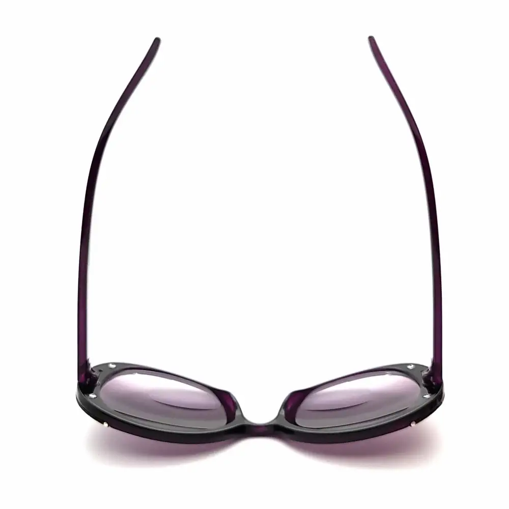 Women's Large Snake Print Round Bifocal Reading Sunglasses