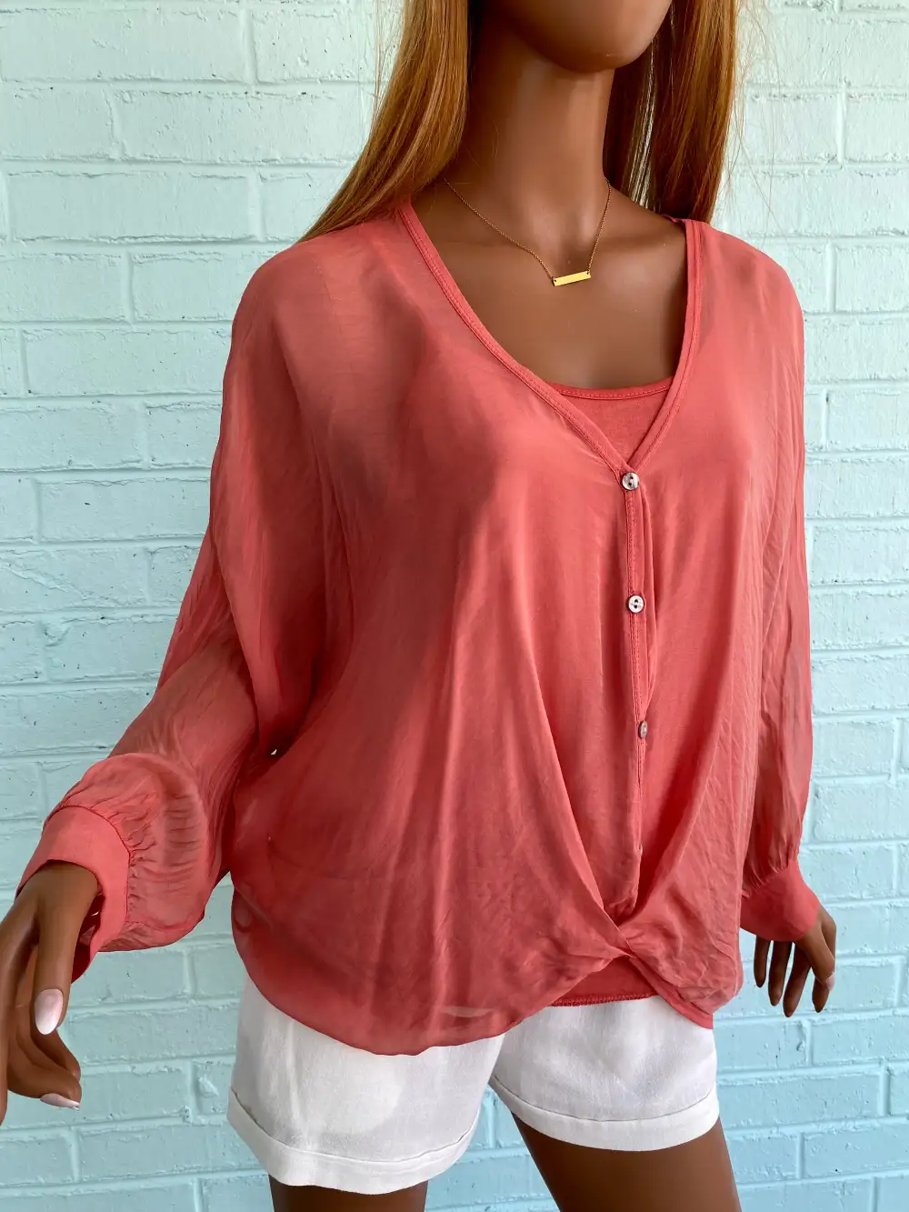 Relaxed Button Blouse