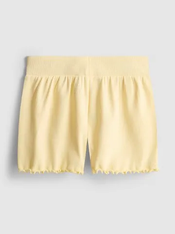 1.5-8yrs | Ribbed Lettuce Trim Shorts