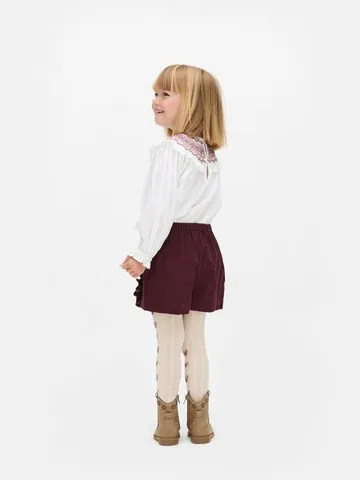 1.5-8yrs | The Edit Corduroy Ruffle Skort