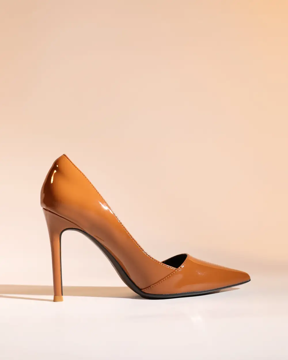 Leather Pumps in Brown