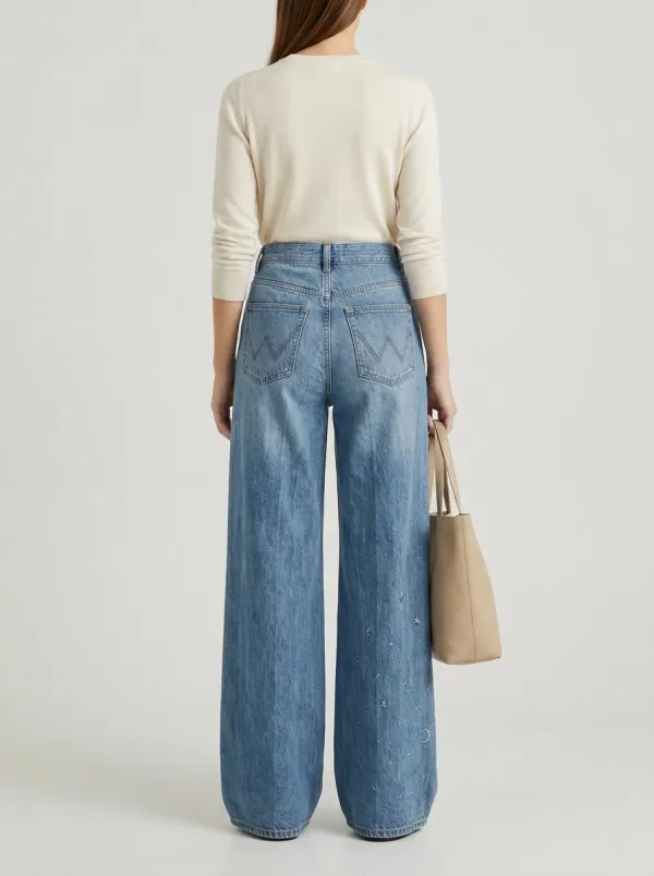Women's Wide Leg Casual Denim Jeans