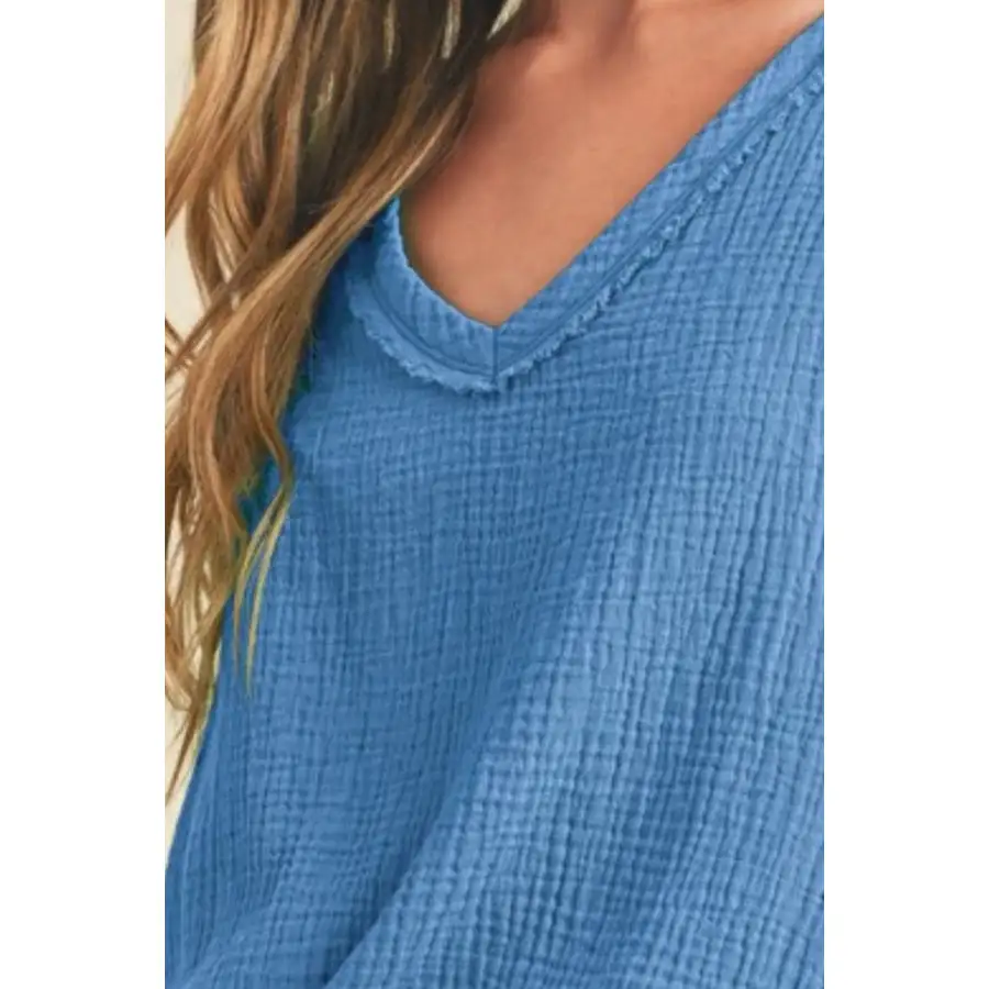 Relaxed V Neck Wide Strap Tank