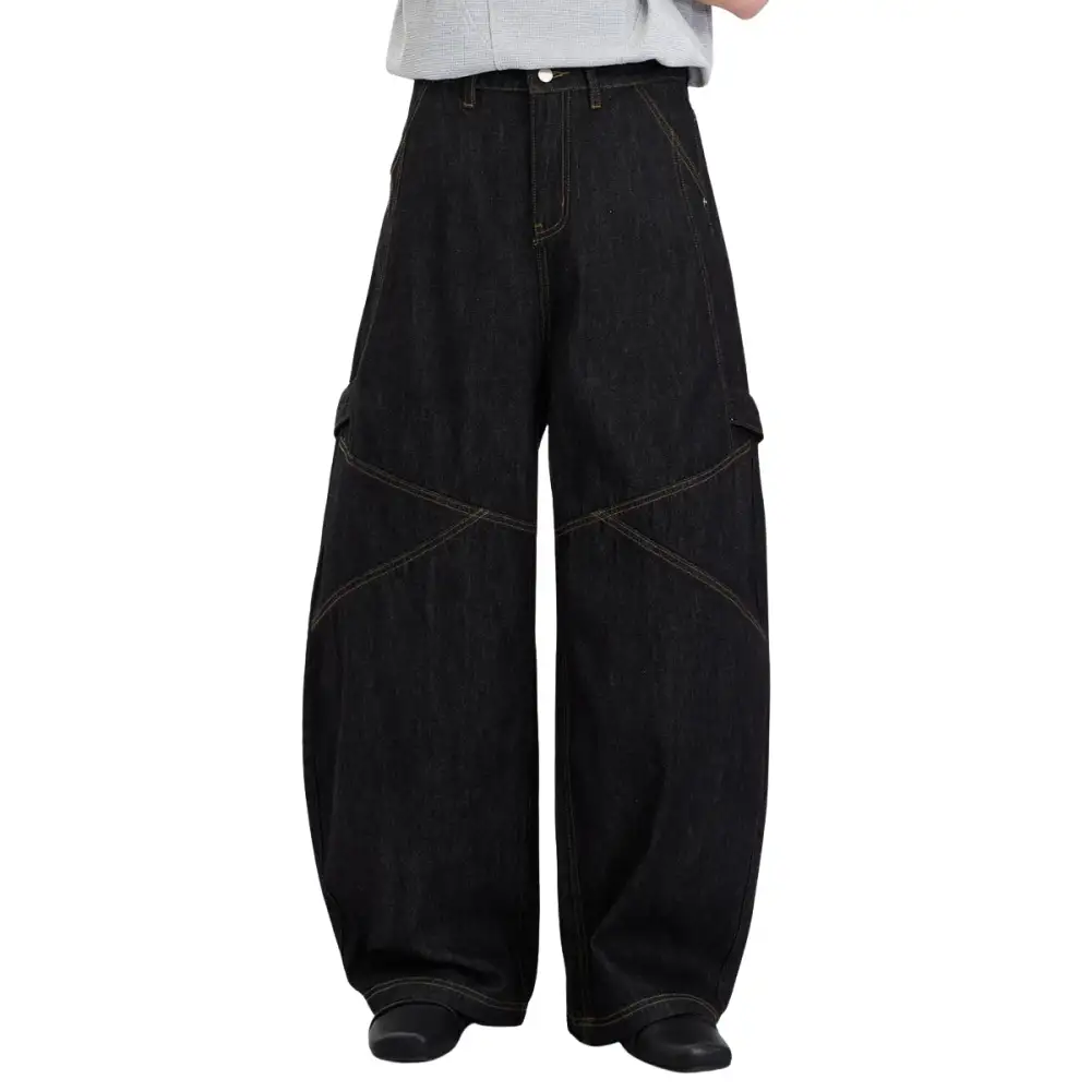 Baggy Relaxed Washed Denim Jeans