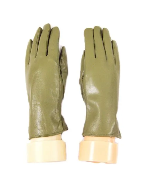 Smooth Faux Leather Gloves