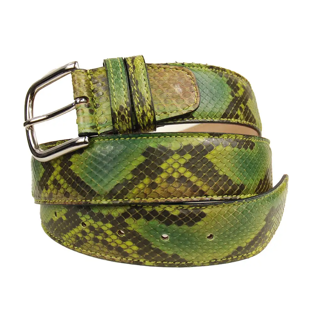 Understated Reptile Texture Crafted Belt