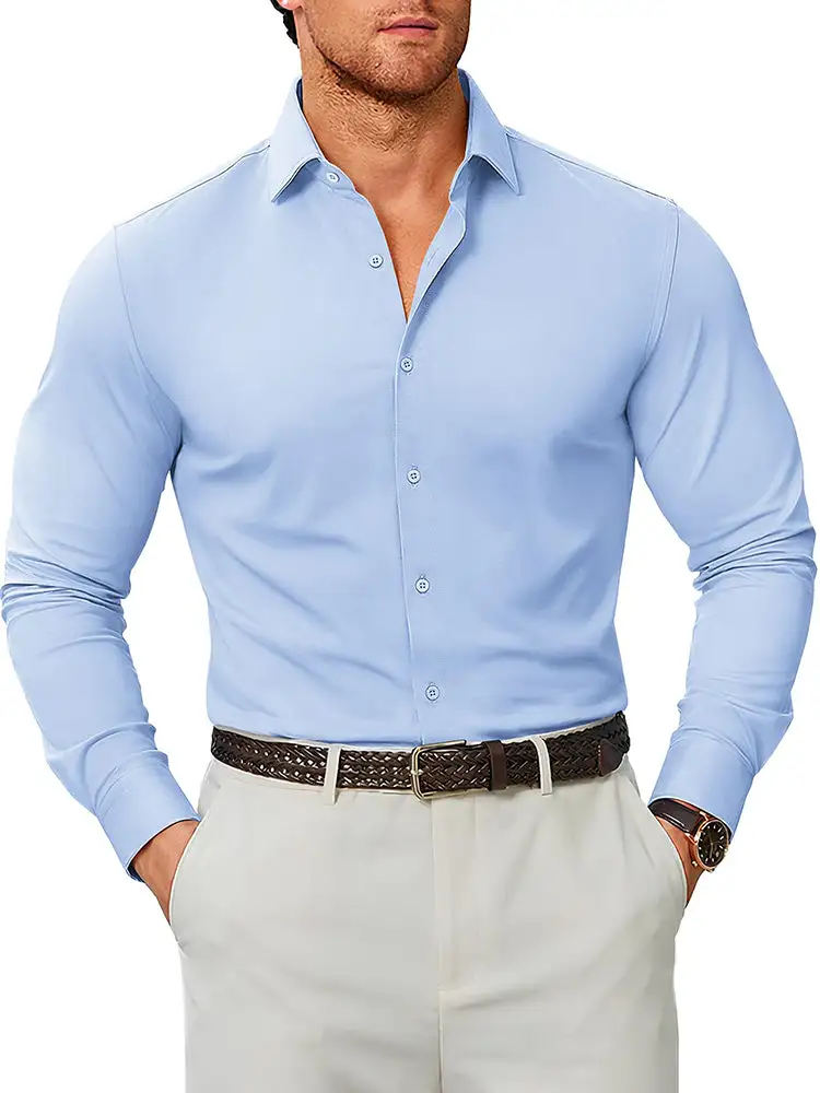 Smooth Weave Formal Cut Dress Shirt