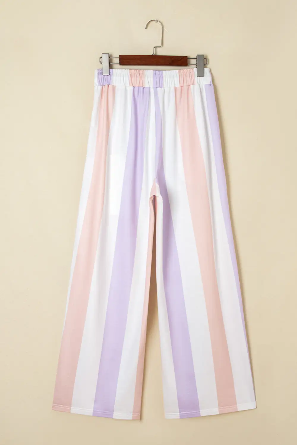 Print Drawstring Loose Pants with Side Pockets