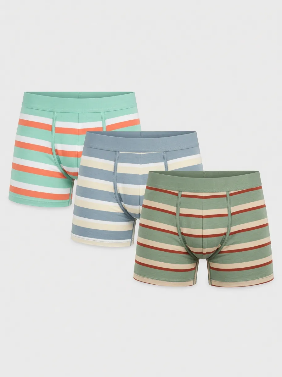 Men's Harbor Stripe Boxer Briefs 3-Pack