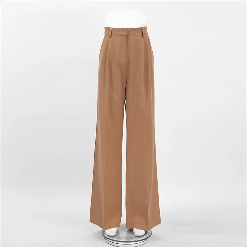 Women's High Waist Relaxed Fit Wide Leg Pants