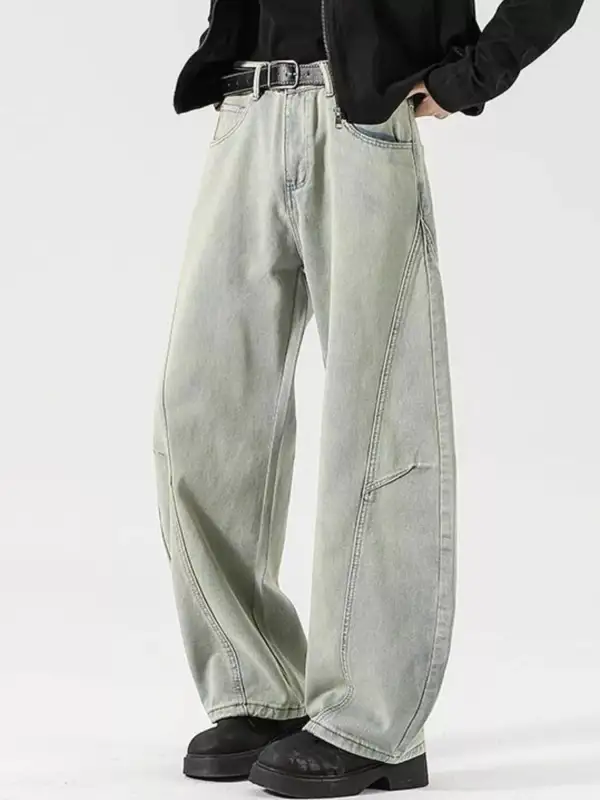 Modern Washed Wide Leg Jeans