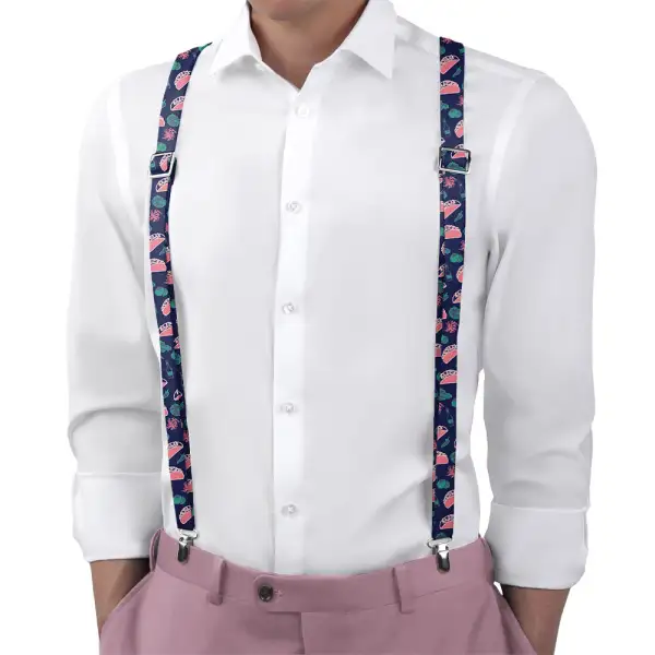 Taco Tuesday Theme Suspenders
