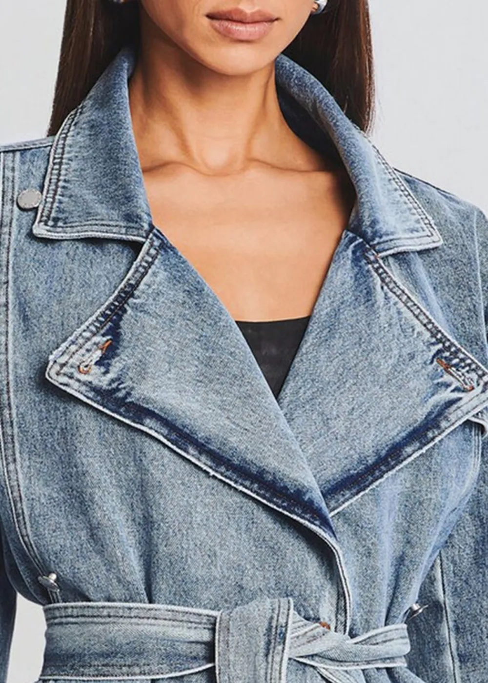 Denim Long Jacket