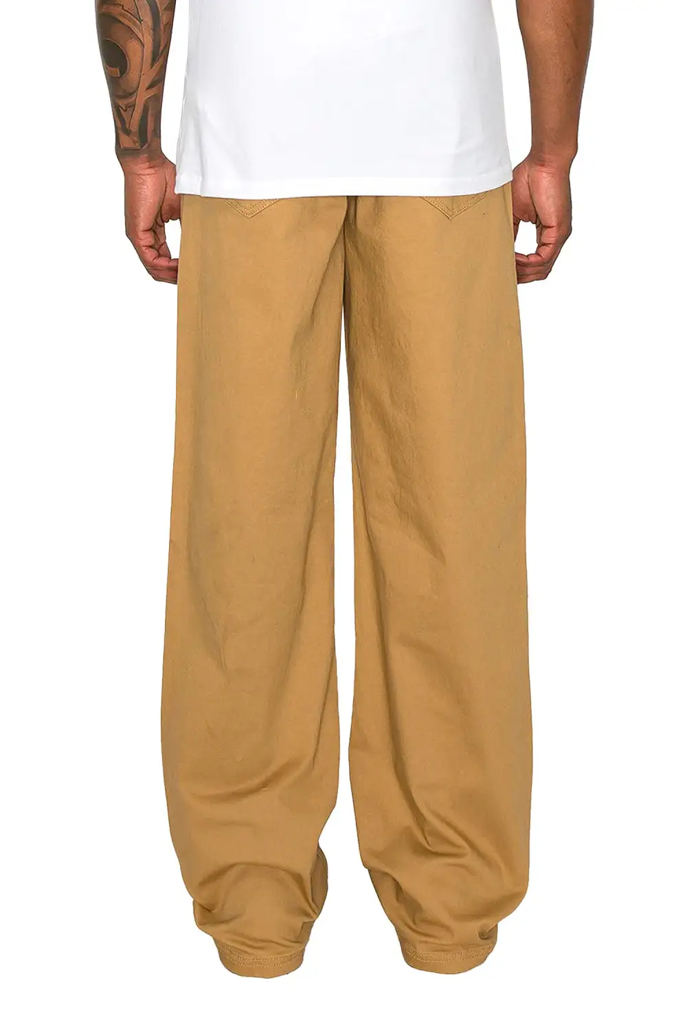 Men's Essential Baggy Fit Open Bottom Jogger Pants