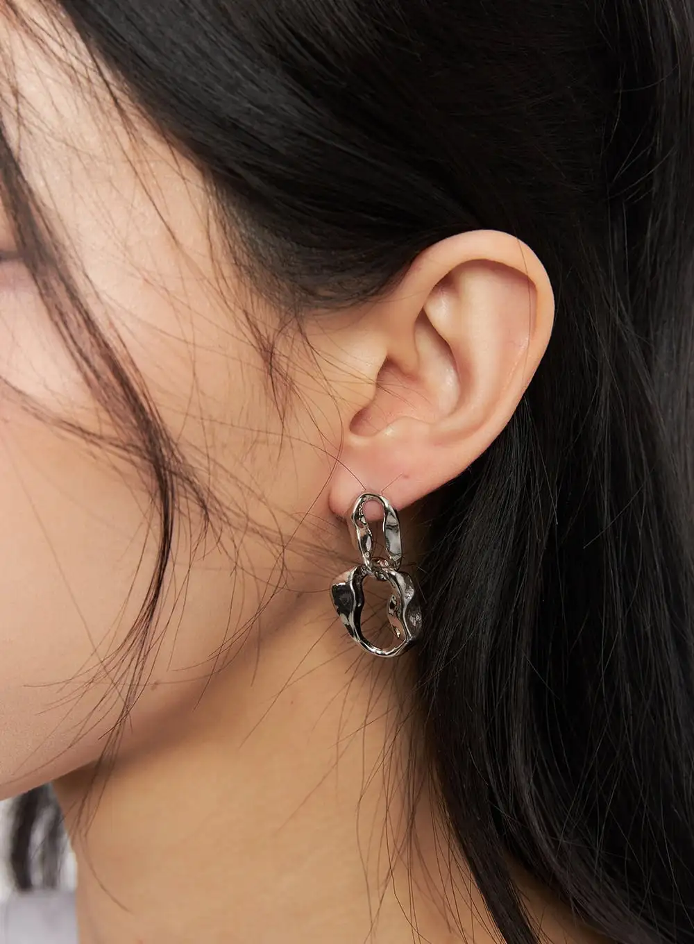 Bold Link Earrings