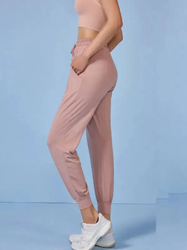 Quick Drying Loose Running Trousers Fitness Pants