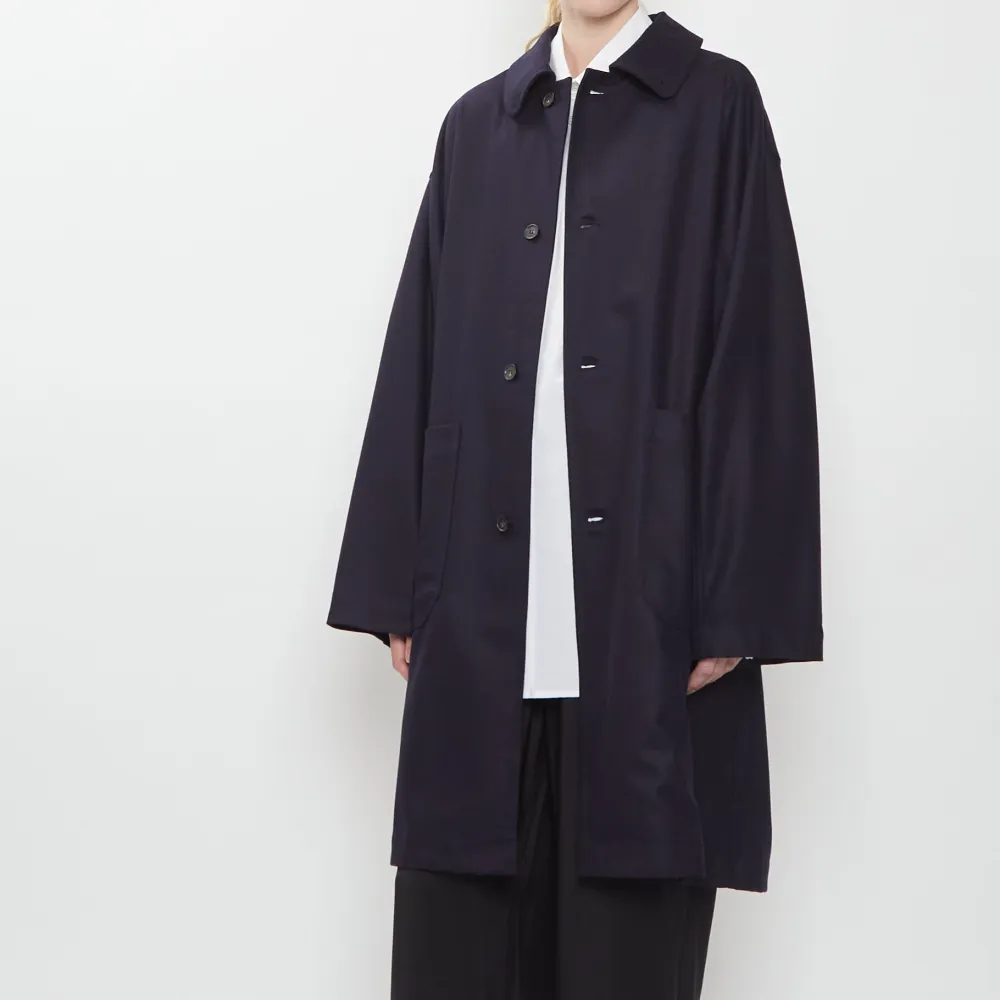 Women's Modern Rounded Longline Coat