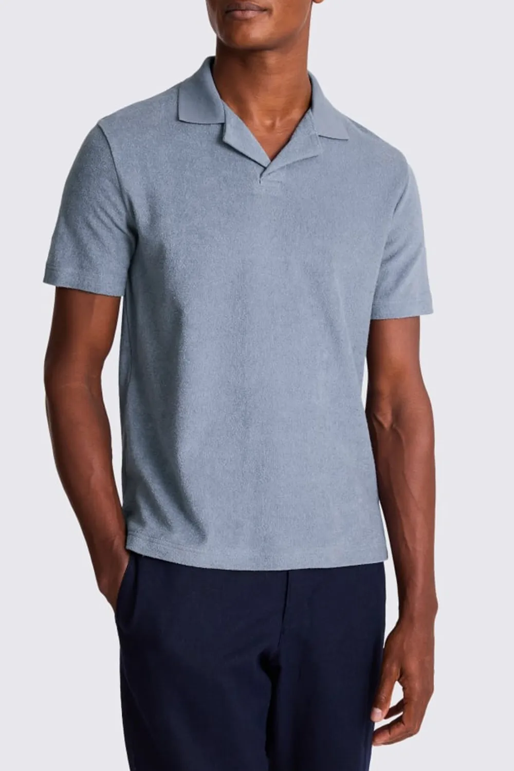 Men'sTaupe Captain-Collar Polo Shirt
