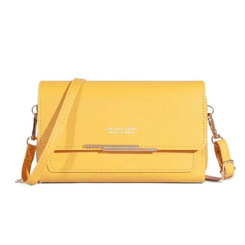 Modern Korean: Large-Capacity Halter Shoulder Bag with Card Pouch