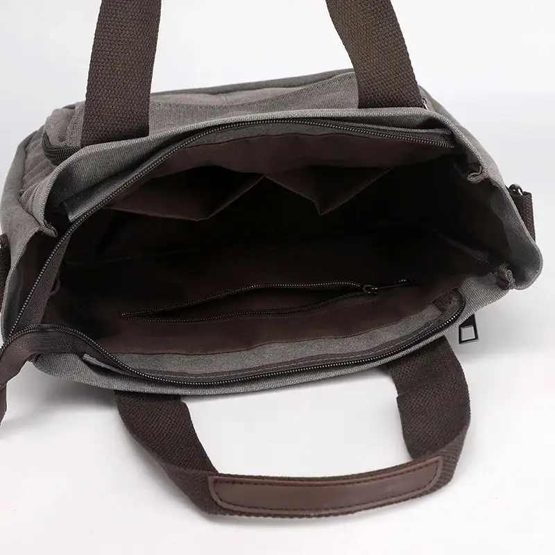 Urban Utility: Casual City Canvas Messenger Bag
