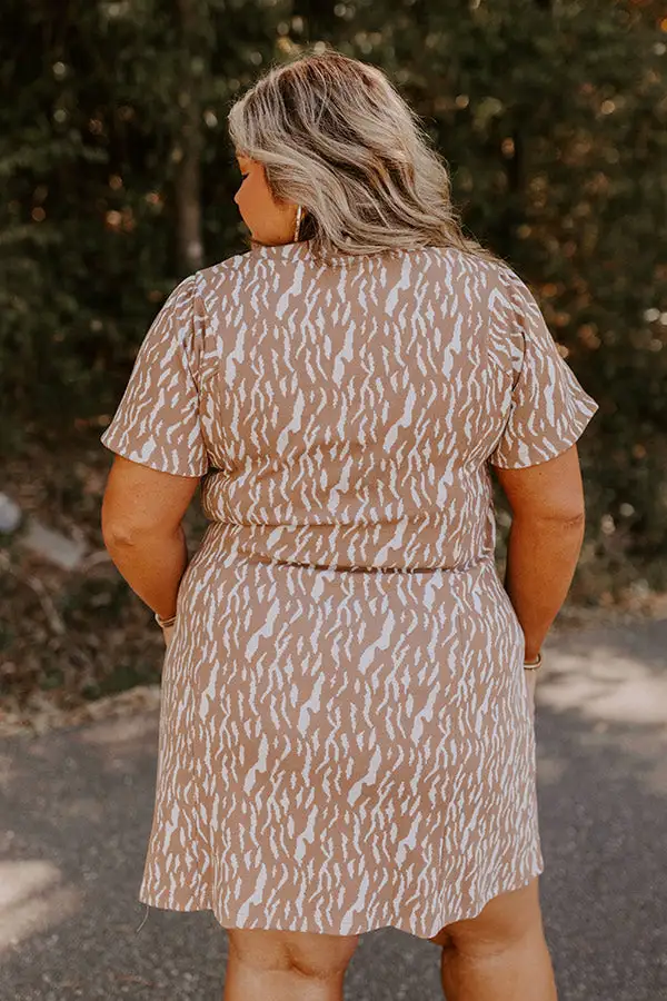 Chic Mindset Knit Mini Dress Curves