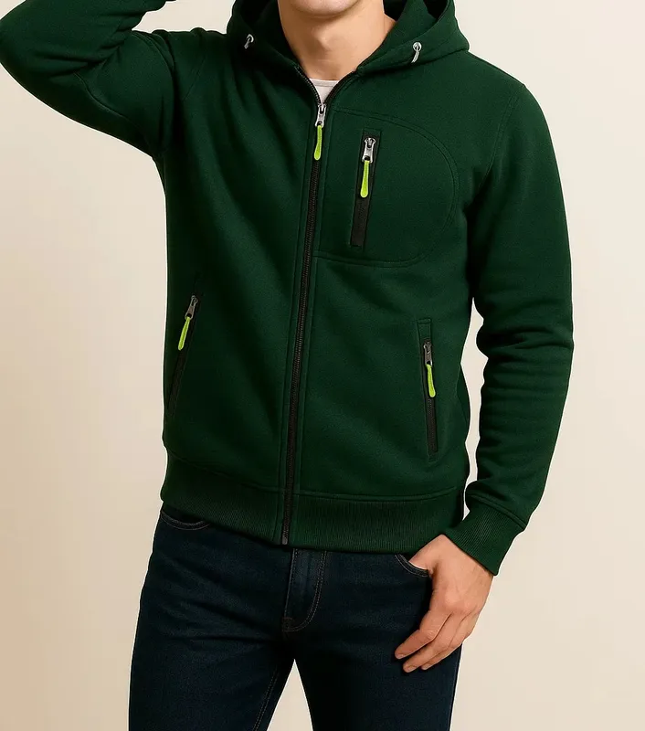 Zip Front Hoodie