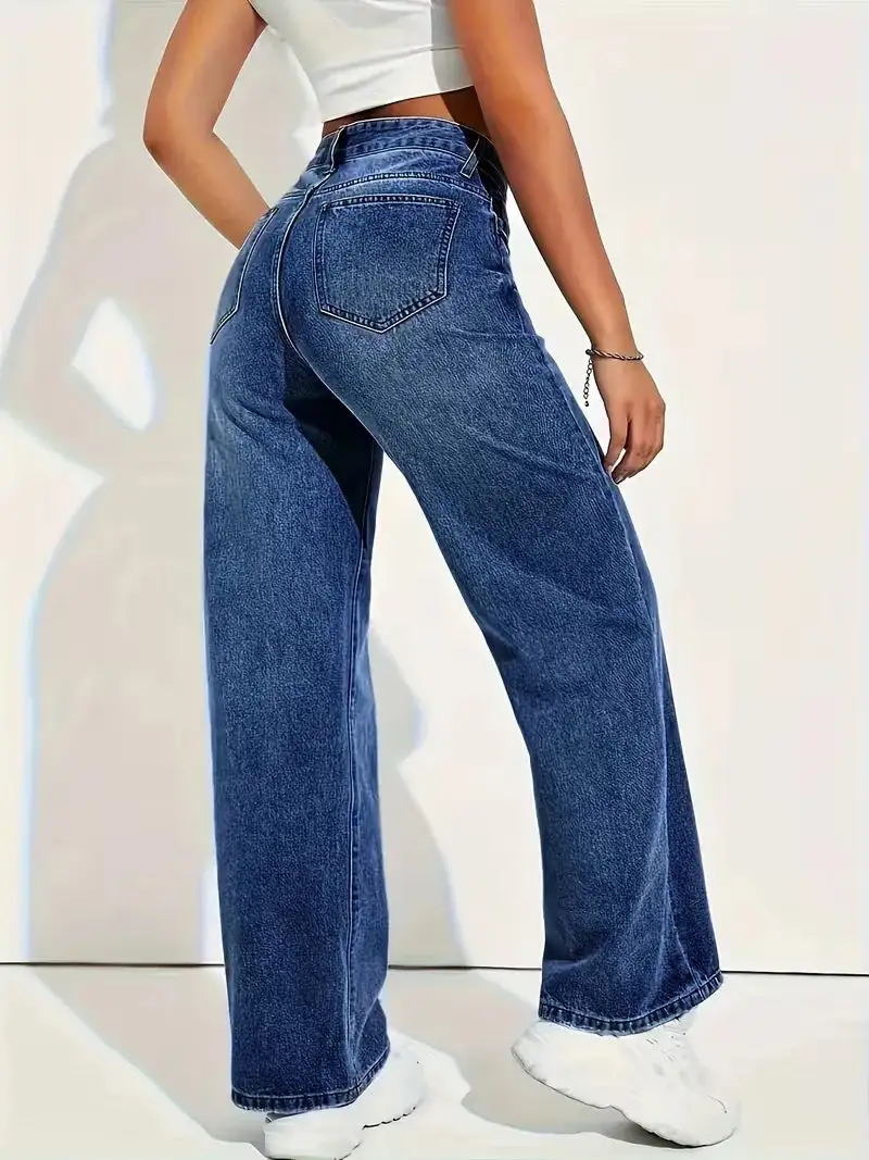 Modern High Waist Everyday Casual Jeans