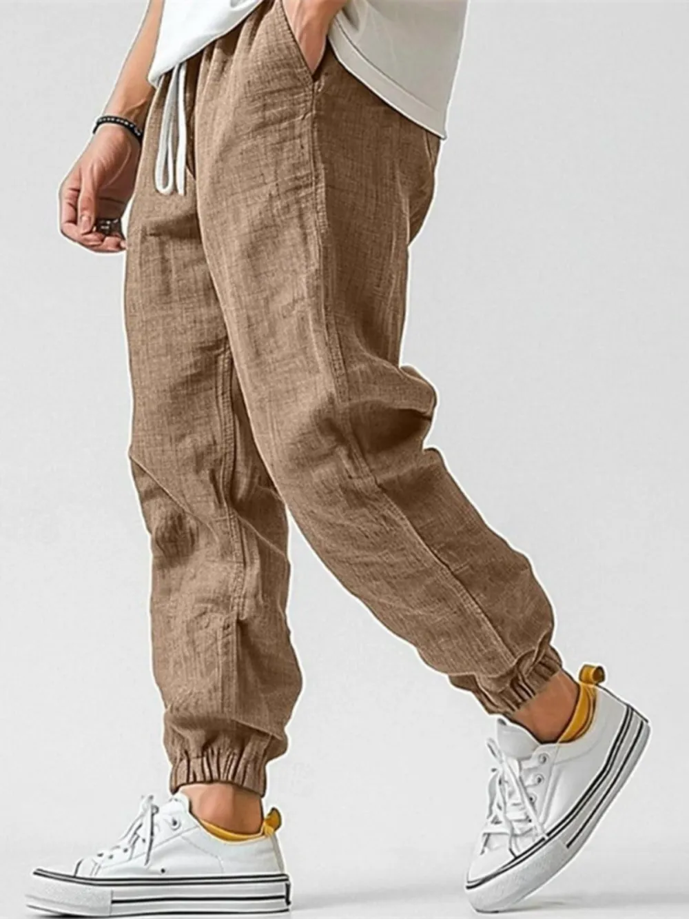 Roomy Cotton Linen Pants