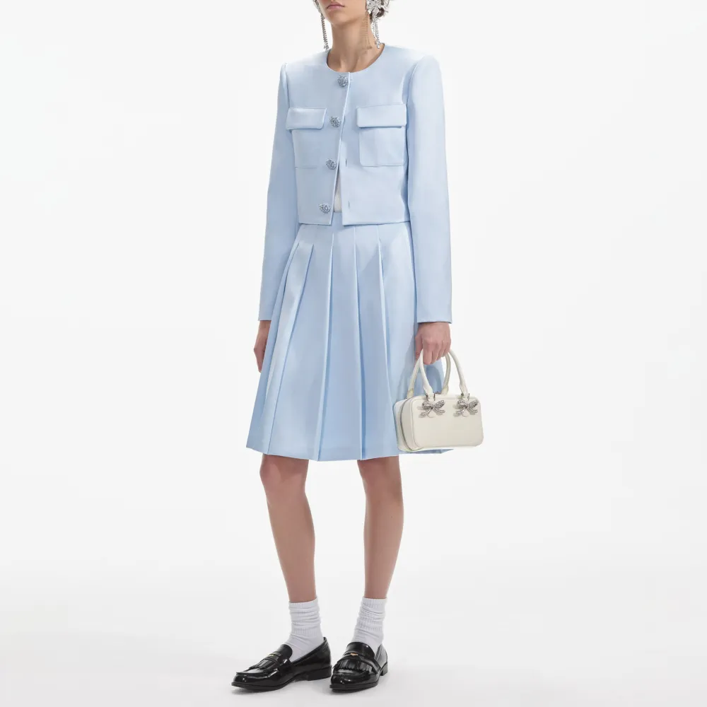 Blue Satin Jacket