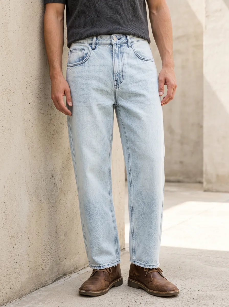 Men's Denim Classic Jeans with Five Pocket