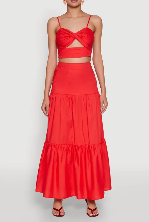 Long Cake Skirt