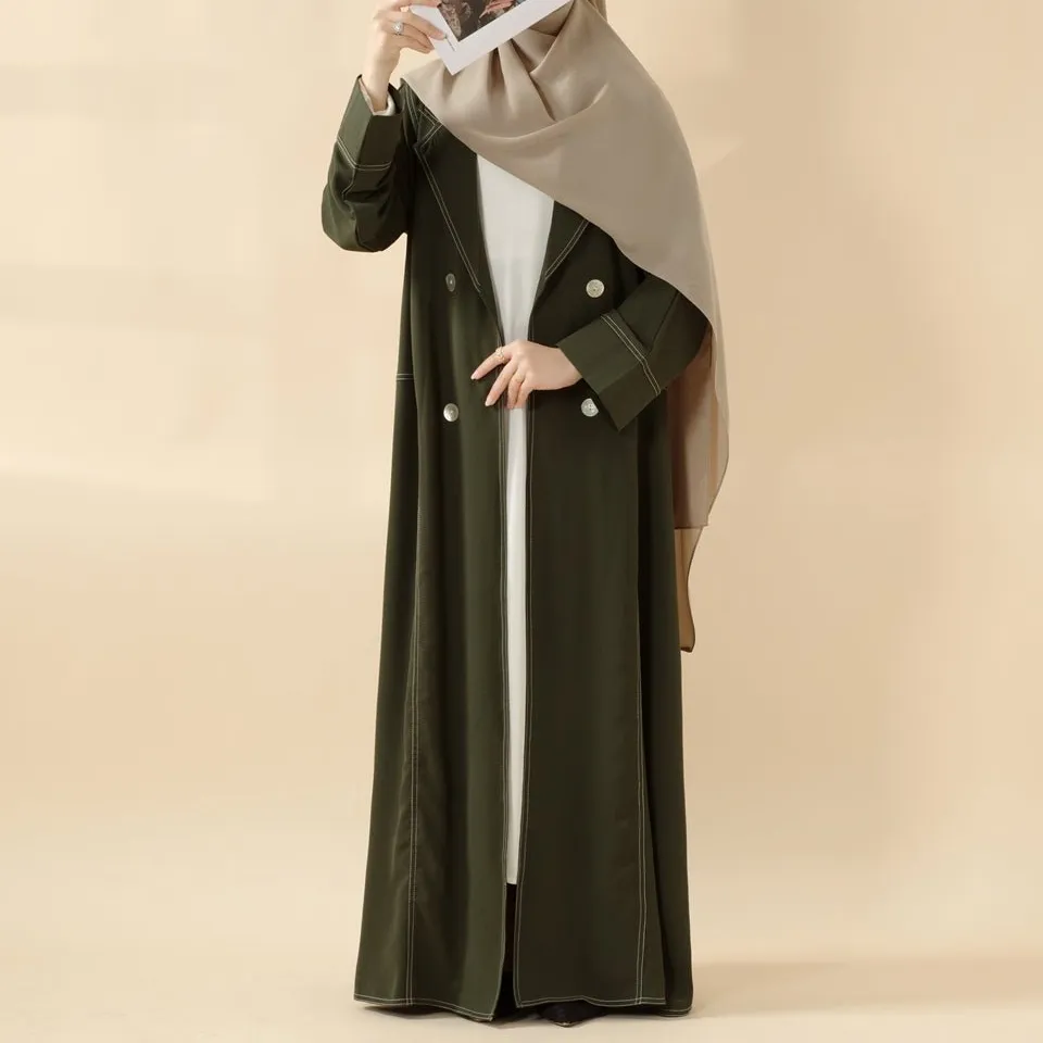 Classic Flowing Modest Maxi Coats