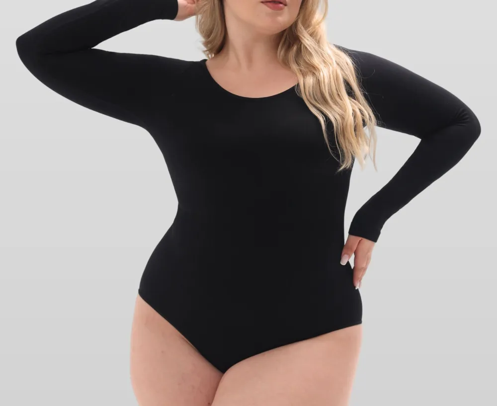 Long Sleeve Round Neck Bodysuit